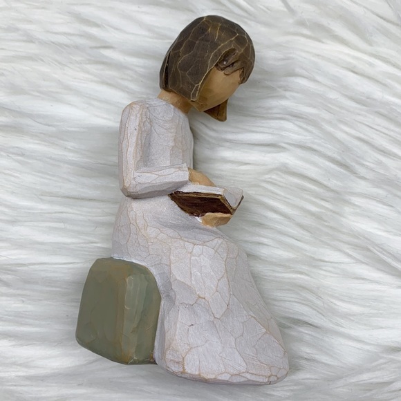 SOLD Willow Tree Wisdom Figurine Reading Sculpture